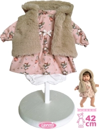 Llorens tenue 3 pièces pour poupée 42 cm