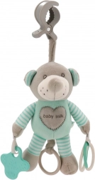 Jouet en peluche vibrant Baby Mix ours menthe