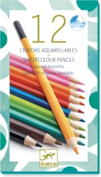 DJECO 12 crayons aquarelle