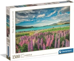 Puzzle Clementoni Lupins au lac Tekapo, 1500 pièces