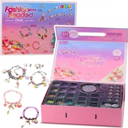Kit créatif de fabrication de bijoux – perles et breloques DIY