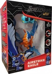 Screechers Wild! set de transformation Airstrike Eagle avec pièce