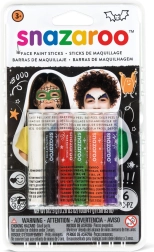 Ensemble de couleurs pour le visage et le corps en sticks Halloween