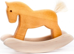 Bajo mini cheval à bascule naturel