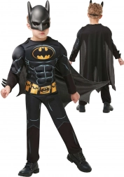 Déguisement enfant BATMAN noir 110–116 cm (5–6 ans)