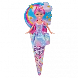 Poupée fée licorne SPARKLE GIRLZ 28 cm en cornet