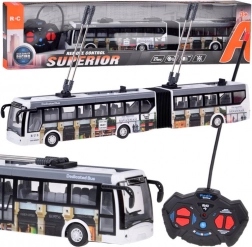 Trolleybus articulé télécommandé 36 cm