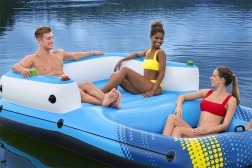 Matelas îlot de natation 320/198 cm BESTWAY
