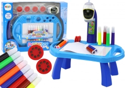Projecteur de dessin avec table – bleu