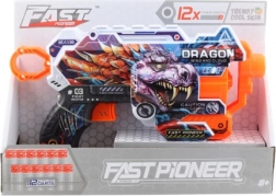 Pistolet à fléchettes en mousse avec motif de dragon