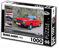Puzzle RETRO-AUTA Škoda Garde 1983, 1000 pièces
