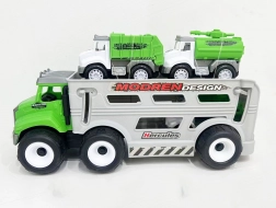 Camion porte-jouets avec petites voitures 31 cm