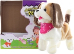 Chiot interactif avec foulard réagissant aux applaudissements