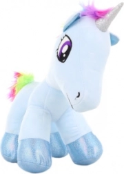 Licorne en peluche violette