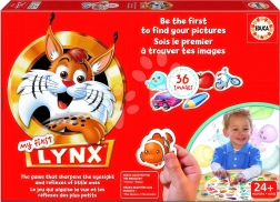 Educa My First Lynx – jeu d’observation illustré pour enfants (36 cartes)