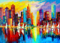 Puzzle Soir à New York 1000 pièces