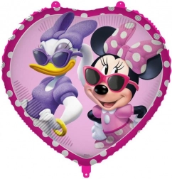Ballon en foil cœur MINNIE MOUSE 46 cm