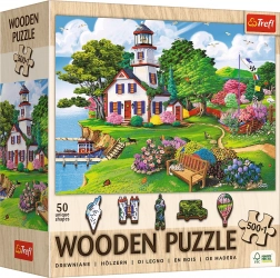 Puzzle en bois Paradis estival 501 pièces