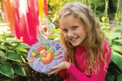 kit de peinture pierre de jardin en terre cuite my fairy