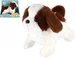 Chien en peluche Salto 19 cm avec son et marche