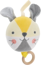 Balle mélodique lapin PETIT COLLAGE en coton biologique