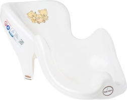 Transat pour baignoire avec ourson, blanc