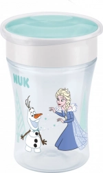 Gobelet pour enfants NUK Mini Magic 360° avec couvercle Frozen Elsa 230 ml