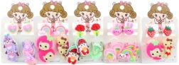 Accessoires cheveux pour enfants – lot d’élastiques et de petites pinces