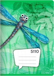 cahier A5, 10 feuilles – quadrillé