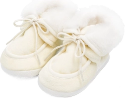 Chaussons d’hiver pour bébé New Baby beige 0–3 mois