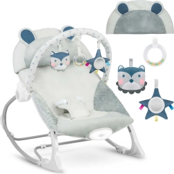 Transat et balancelle avec vibrations RICOKIDS – gris