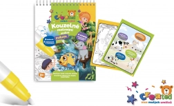 Coloriage magique à l’eau – bloc, 4 feuilles – Animaux