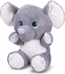Éléphant en peluche 24 cm – assis