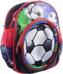 Sac à dos en tissu pour enfants avec motif de football 22 × 25 × 8 cm