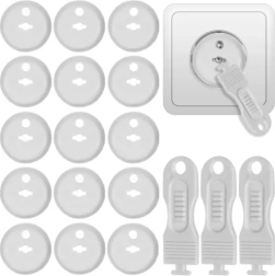 Couvercles de sécurité pour prises blanches