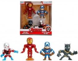 Set de figurines métalliques MARVEL AVENGERS 6 cm – 4 pcs
