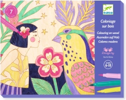 DJECO Peinture sur bois Sweet Girls