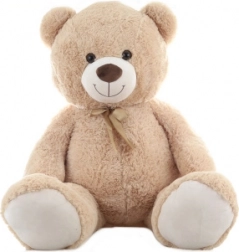 Ours en peluche 130 cm avec nœud