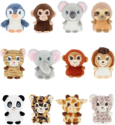 Keeleco mini monde adoptable – peluche 10 cm (assortiment de 12 types)