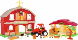 Ensemble pour enfants 3+ Ferme avec figurines, grange et tracteur