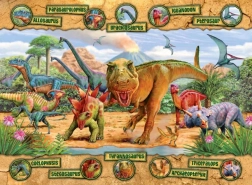 Puzzle Dinosaures XXL 100 pièces