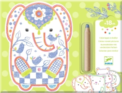 Coloriage surprise Animaux sauvages Djeco