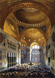 Puzzle Art Puzzle Première prière dans la mosquée Hagia Sophia 1000 pièces