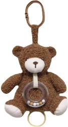 Boîte à musique ours brun 18 cm