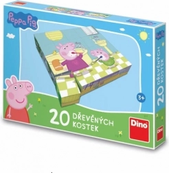 Cubes d’images en bois Peppa Pig – Journée joyeuse