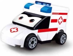 Sluban petite voiture à remonter Ambulance avec des yeux