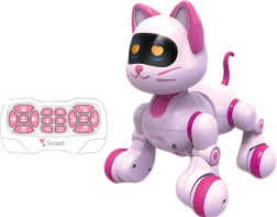 Chat robotique télécommandé 21 cm