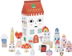 Blocs en bois Maison de ville