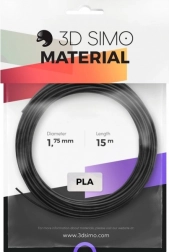 Filament PLA pro pour stylo 3D et impression 3D – kit 1,75 mm, 15 m (noir, or, argent)