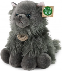 RAPPA peluche chat britannique assis 30 cm éco‑responsable